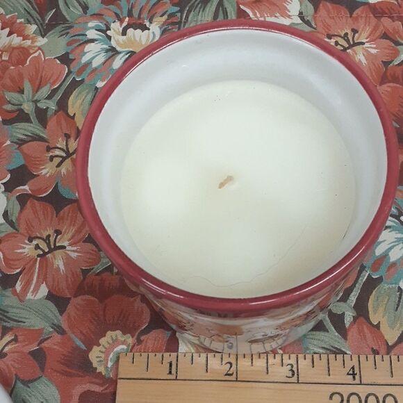 6 pc rustic farmhouse autumn placemats, bun basket, acorn candle "Thanks" bundle - Picture 3 of 12